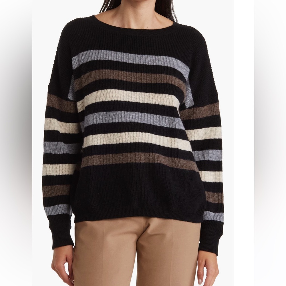 Griffin wool and cashmere striped sweater